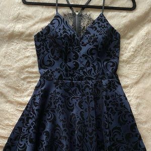 Macy’s Navy/Black Formal Dress